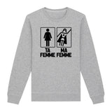 Sweat Adulte Ta femme ma femme 