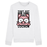 Sweat Adulte Tout est bon dans le cochon 