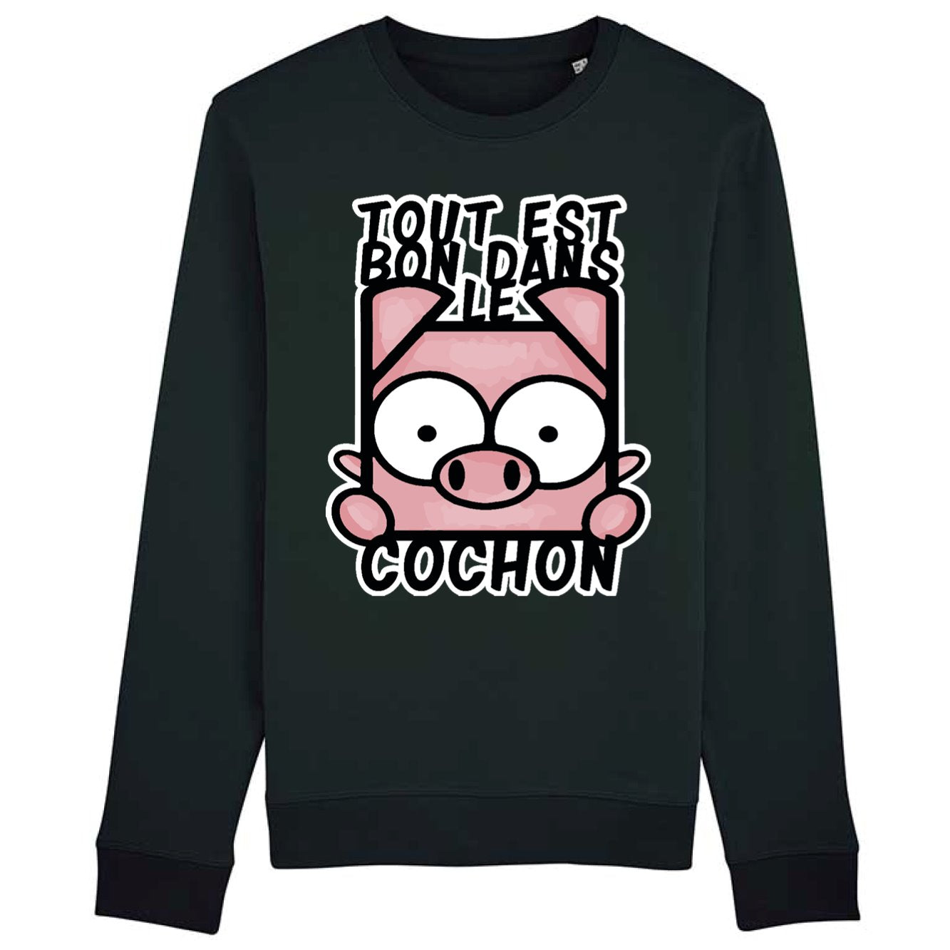 Sweat Adulte Tout est bon dans le cochon 