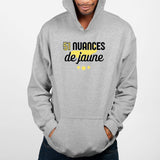 Sweat Capuche Adulte 51 nuances de jaune Gris