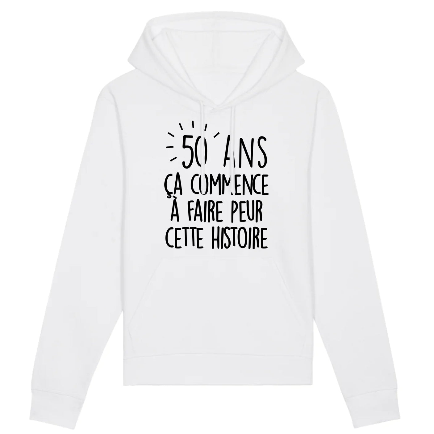 Sweat Capuche Adulte Anniversaire 50 ans 