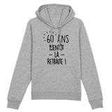 Sweat Capuche Adulte Anniversaire 60 ans 