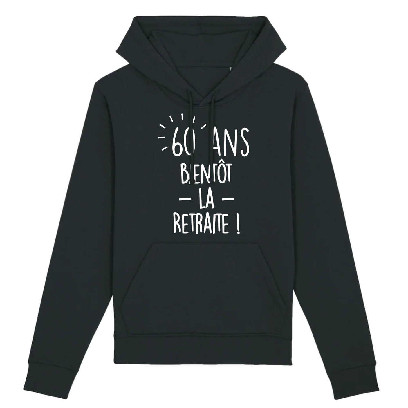 Sweat Capuche Adulte Anniversaire 60 ans 