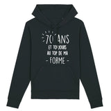 Sweat Capuche Adulte Anniversaire 70 ans 