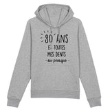 Sweat Capuche Adulte Anniversaire 80 ans 