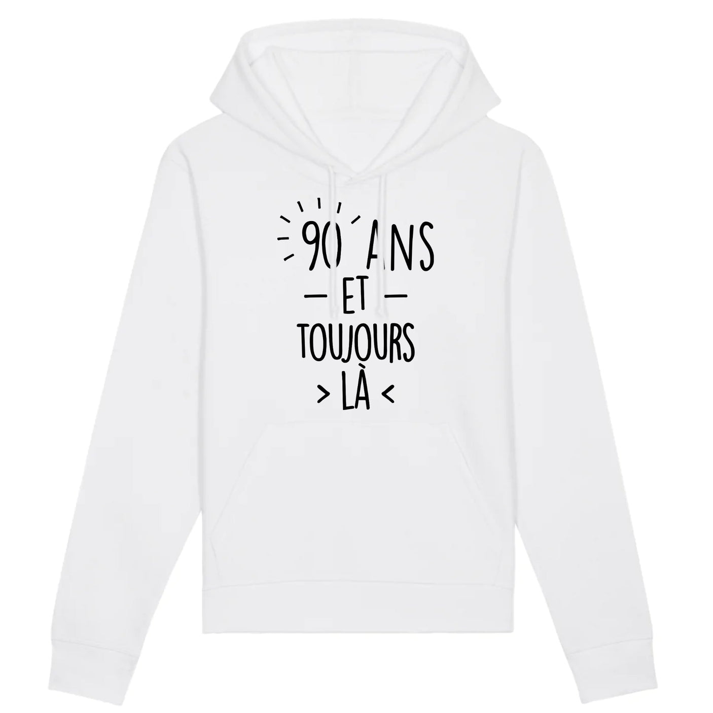 Sweat Capuche Adulte Anniversaire 90 ans 