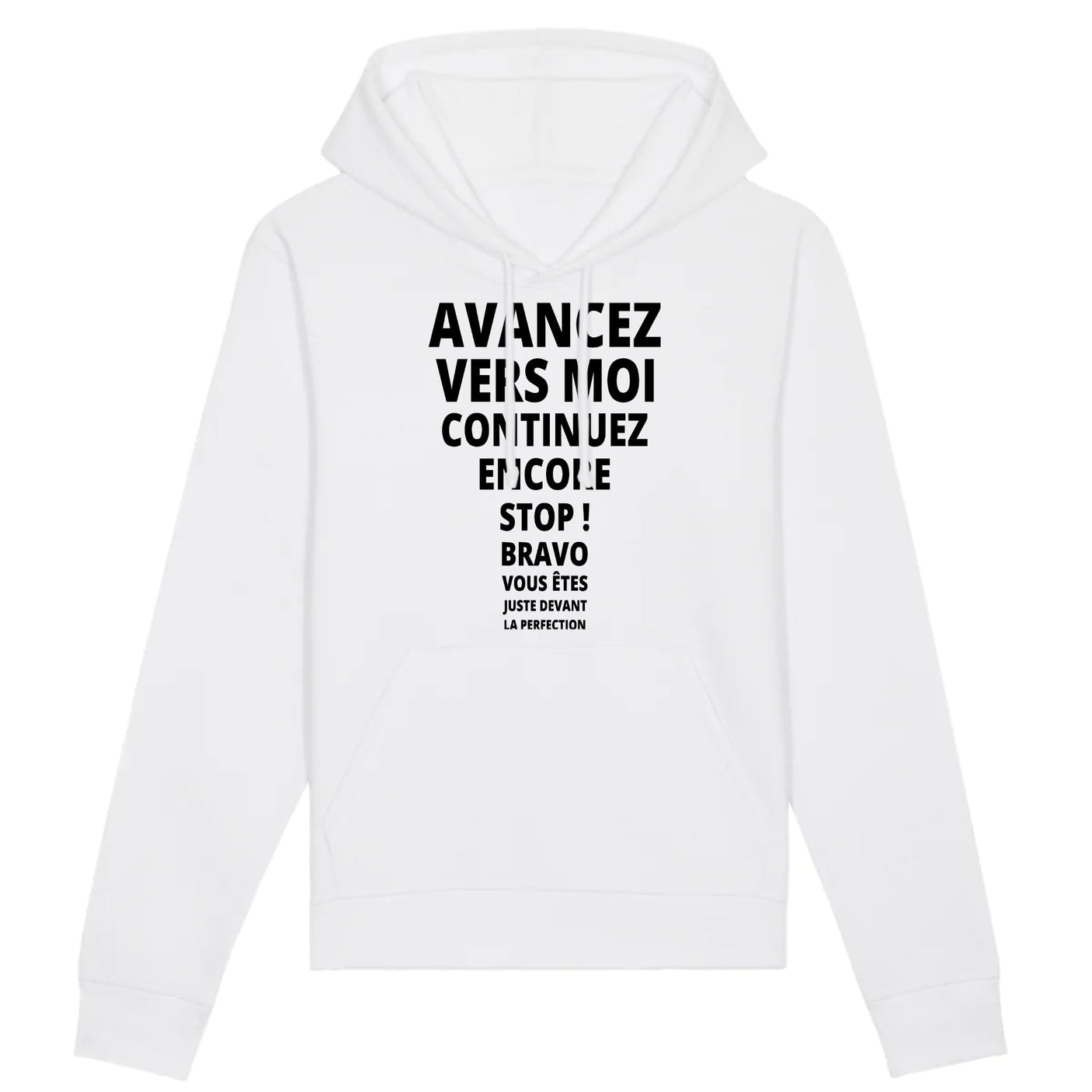 Sweat Capuche Adulte Avancez vers la perfection 