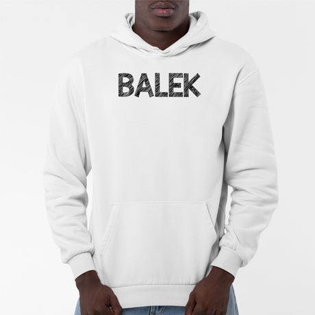 Sweat Capuche Adulte Balek Blanc