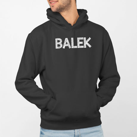 Sweat Capuche Adulte Balek Noir