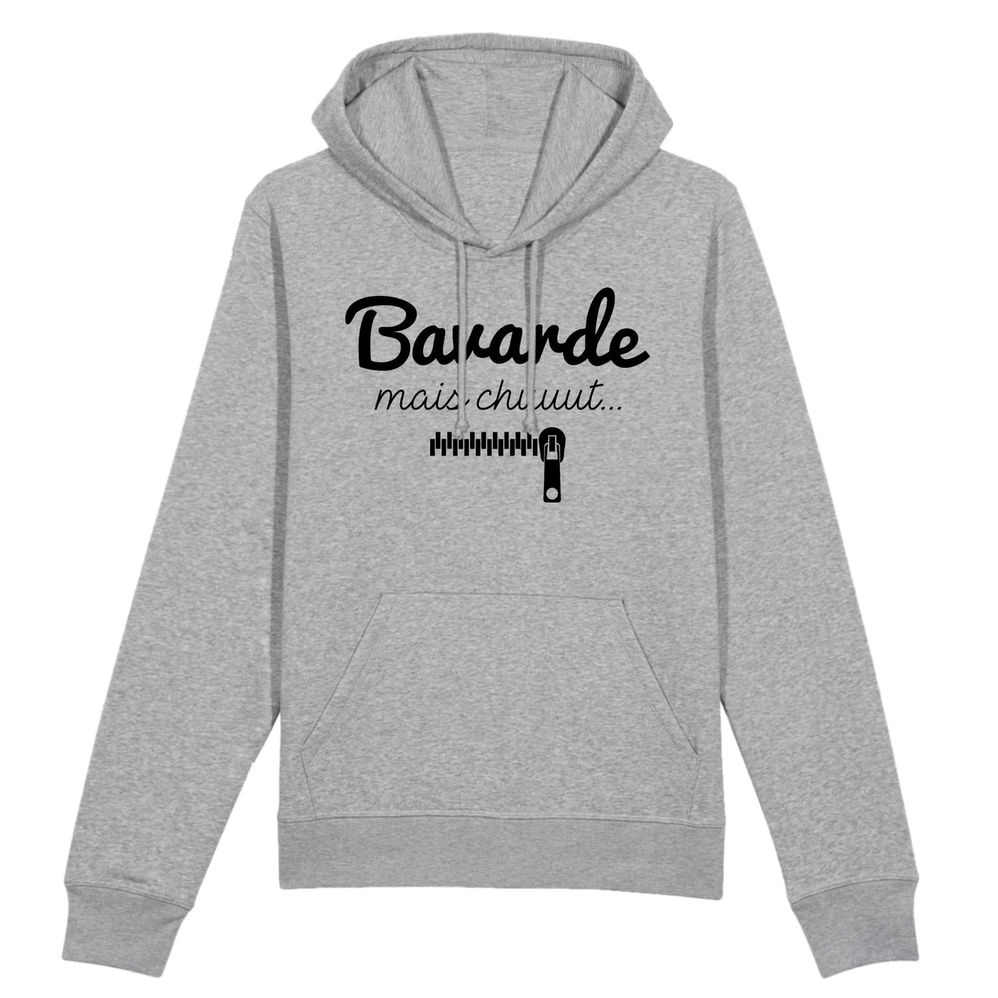 Sweat Capuche Adulte Bavarde mais chut 