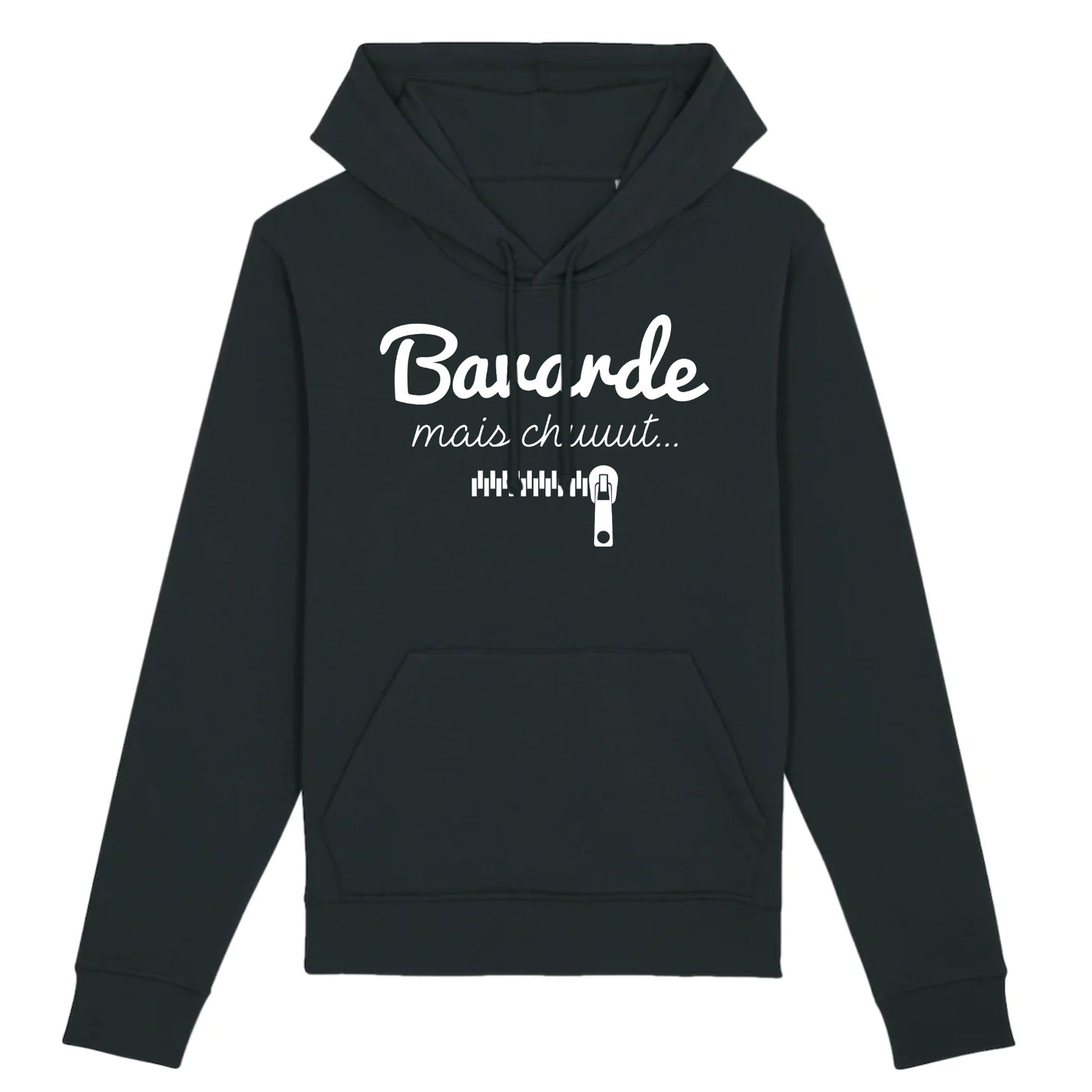 Sweat Capuche Adulte Bavarde mais chut 