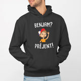 Sweat Capuche Adulte Benjam prejent Noir