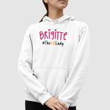 Sweat Capuche Adulte Brigitte Blanc