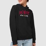 Sweat Capuche Adulte Brigitte Noir