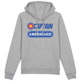 Sweat Capuche Adulte Captain Americard 