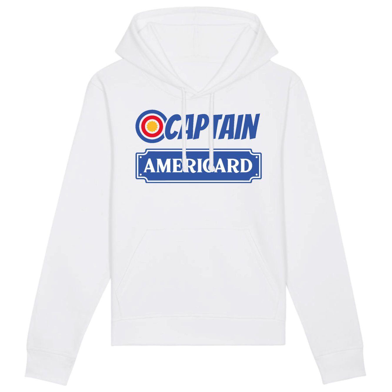 Sweat Capuche Adulte Captain Americard 