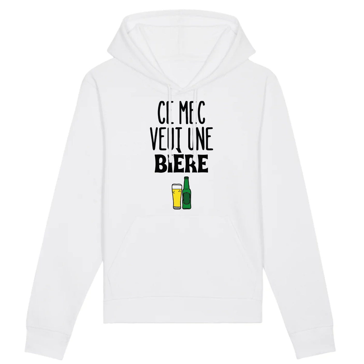 Sweat Capuche Adulte Ce mec veut une bière 