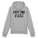 Sweat Capuche Adulte C'est pas faux 