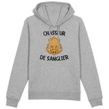 Sweat Capuche Adulte Chasseur de sanglier 