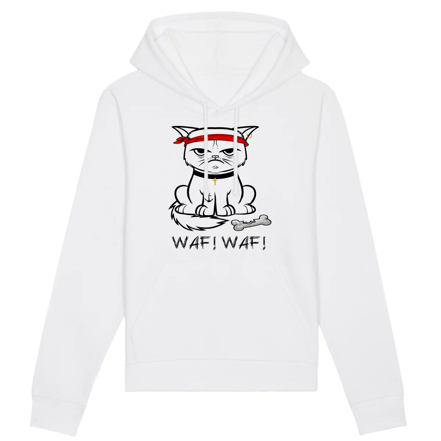 Sweat Capuche Adulte Chat bad boy 