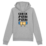 Sweat Capuche Adulte Check meuh meuh 
