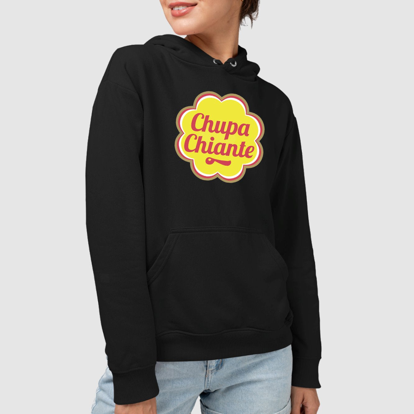 Sweat Capuche Adulte Chupa chiante Noir