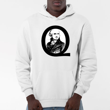 Sweat Capuche Adulte Danton Q Blanc