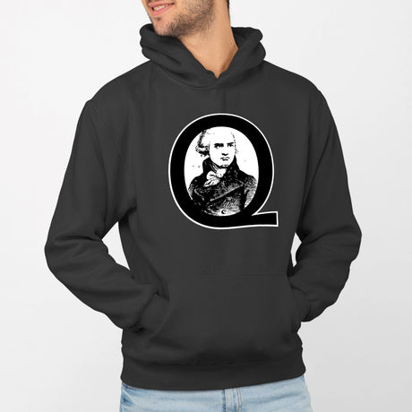 Sweat Capuche Adulte Danton Q Noir