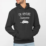 Sweat Capuche Adulte En voiture Simone Noir