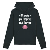 Sweat Capuche Adulte Esprit mal tordu 