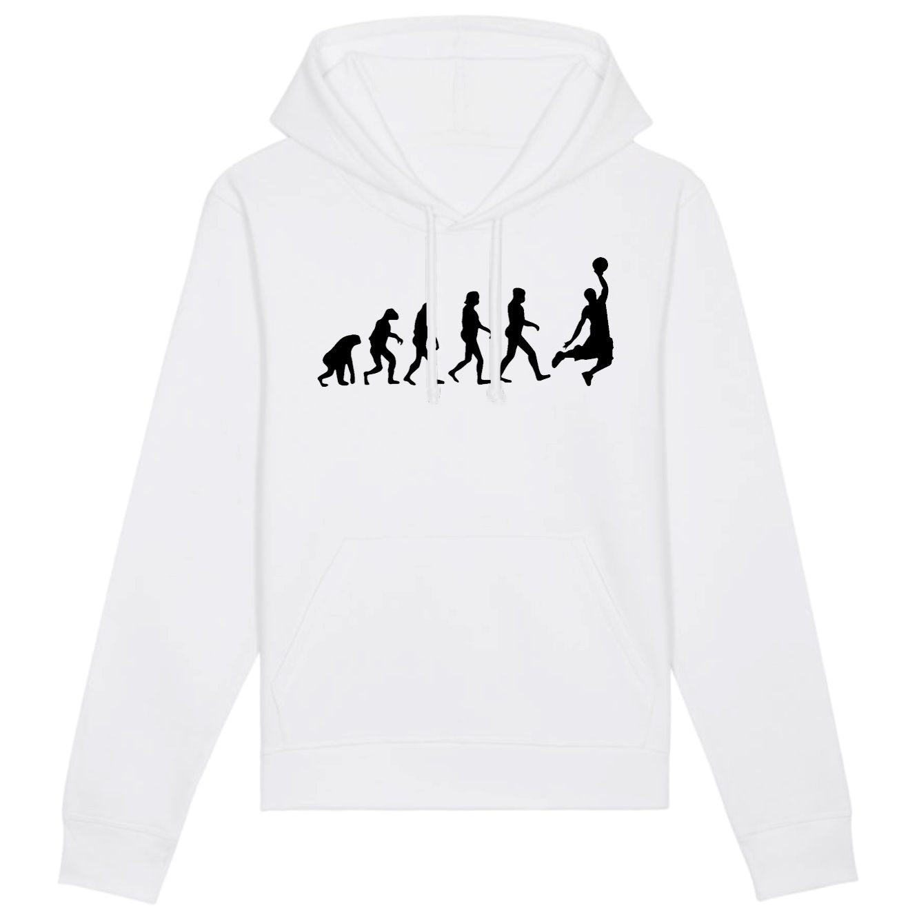 Sweat Capuche Adulte Évolution basket 