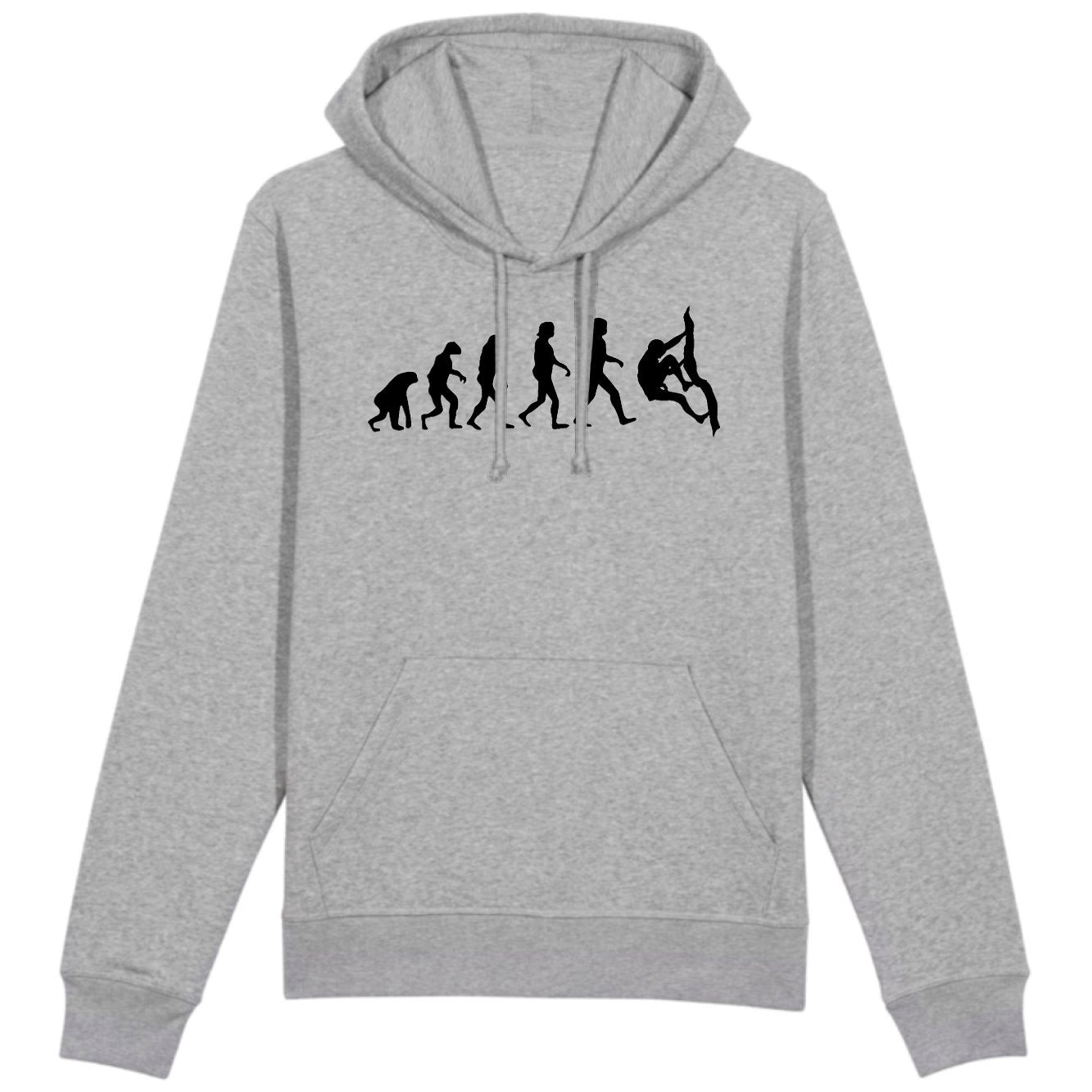 Sweat Capuche Adulte Évolution escalade 