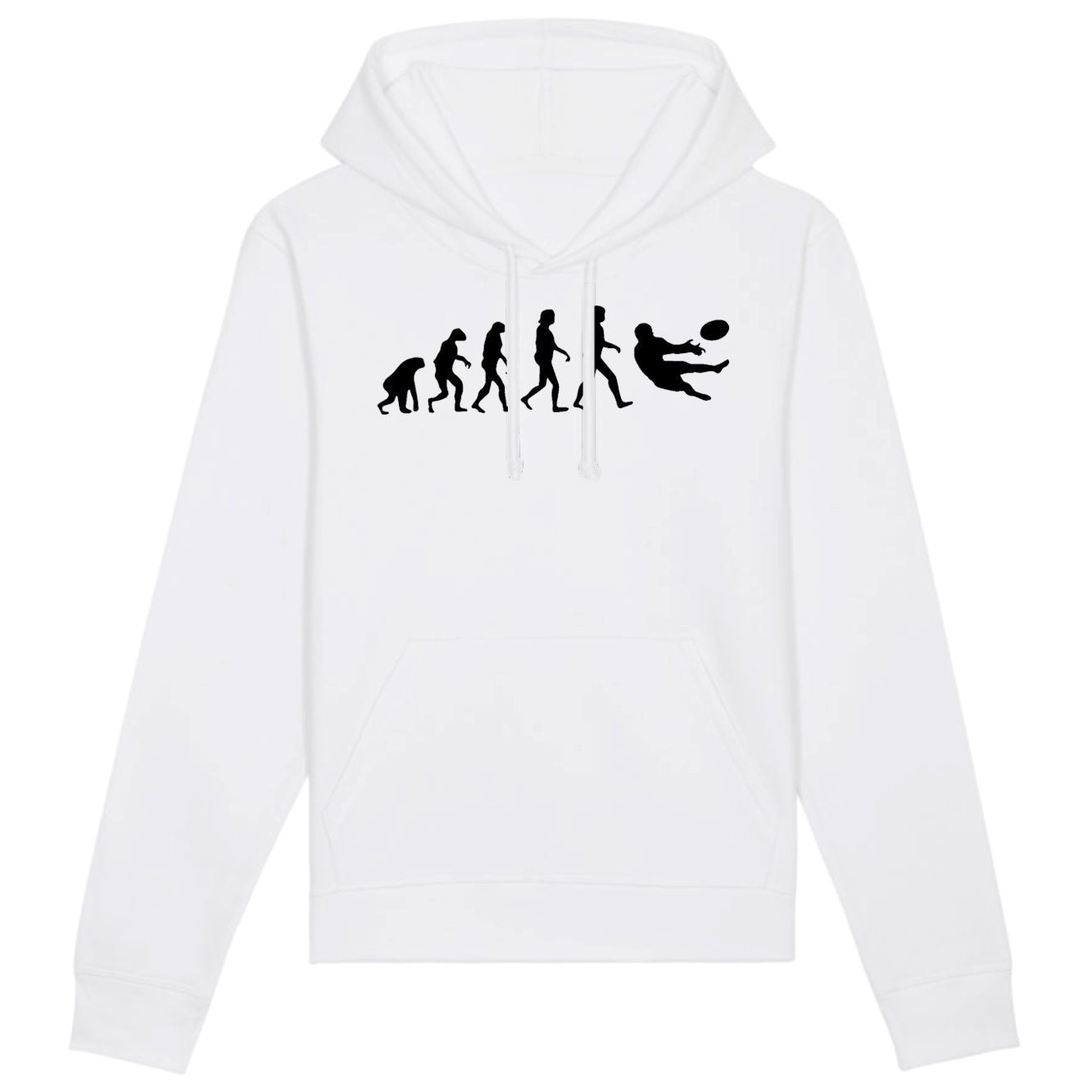 Sweat Capuche Adulte Évolution rugby 