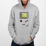 Sweat Capuche Adulte Game Boy Gris