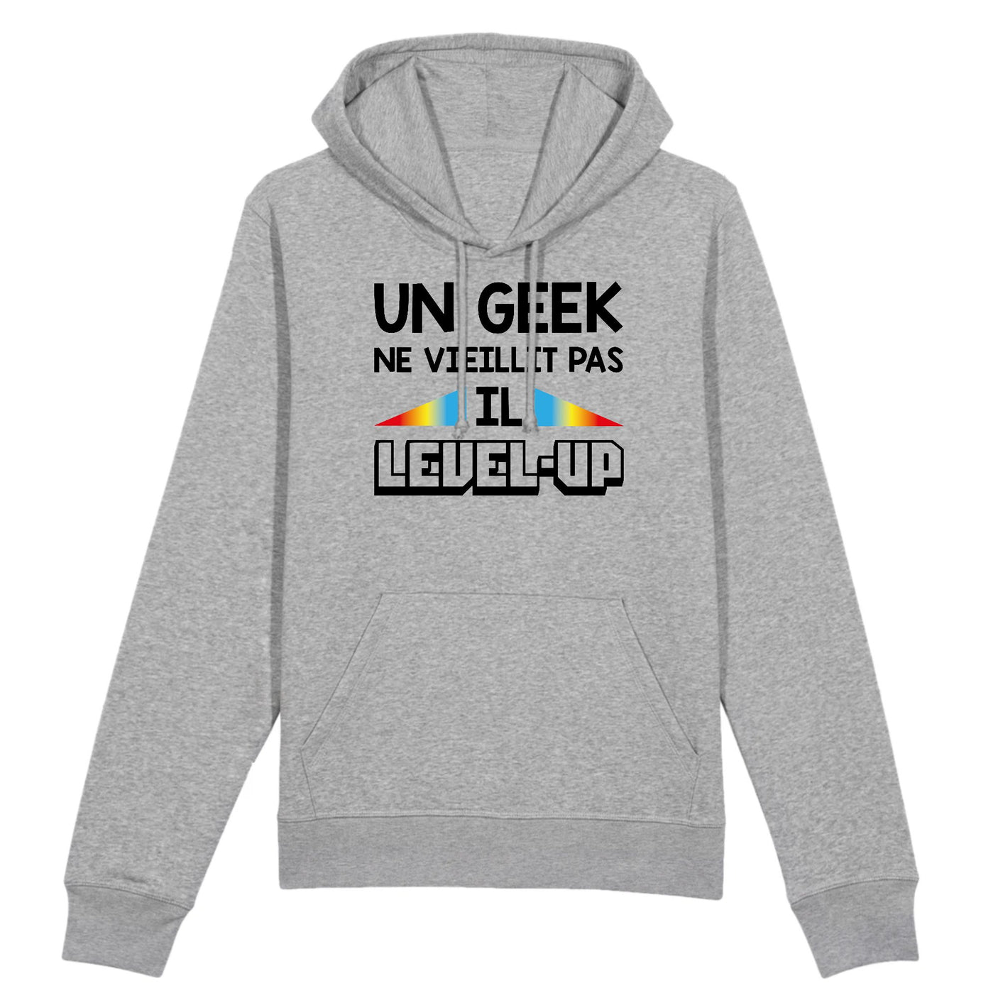 Sweat Capuche Adulte Geek level-up 