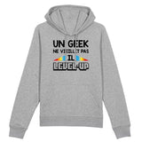 Sweat Capuche Adulte Geek level-up 