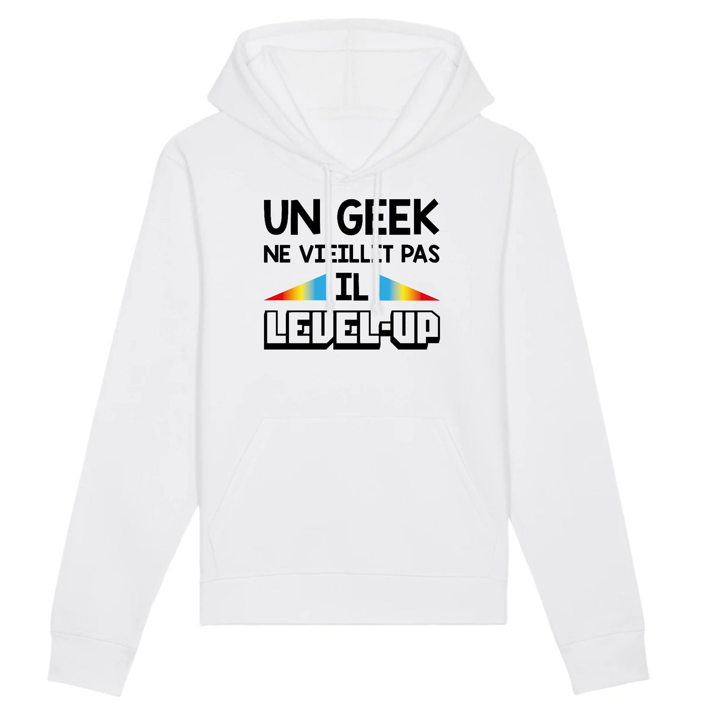 Sweat Capuche Adulte Geek level-up 