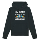 Sweat Capuche Adulte Geek level-up 