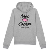 Sweat Capuche Adulte Gros cochon 