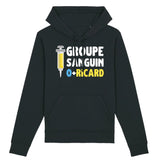 Sweat Capuche Adulte Groupe sanguin O + Ricard 