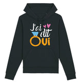 Sweat Capuche Adulte J'ai dit oui 