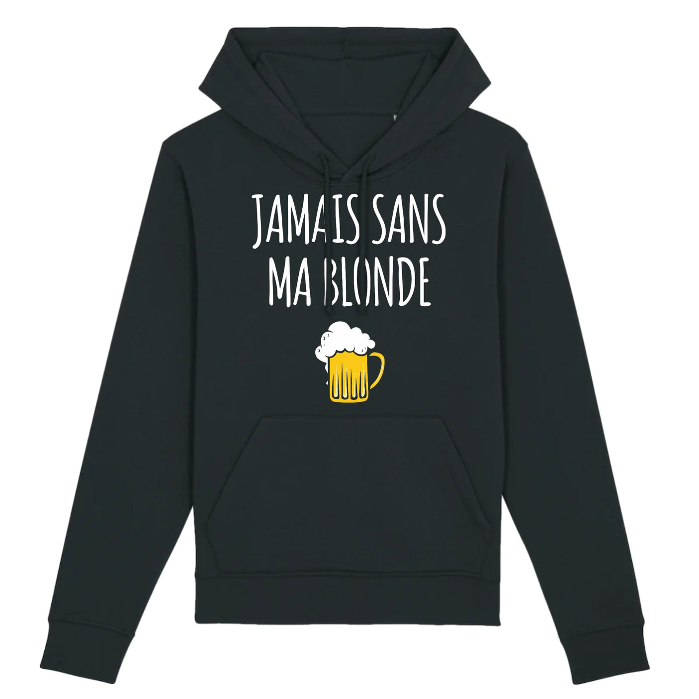 Sweat Capuche Adulte Jamais sans ma blonde 