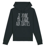 Sweat Capuche Adulte Je donne ma langue aux chattes 