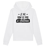 Sweat Capuche Adulte Je ne ronfle pas je ronronne 