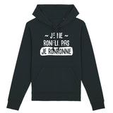 Sweat Capuche Adulte Je ne ronfle pas je ronronne 