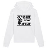 Sweat Capuche Adulte Je penche donc je suis 