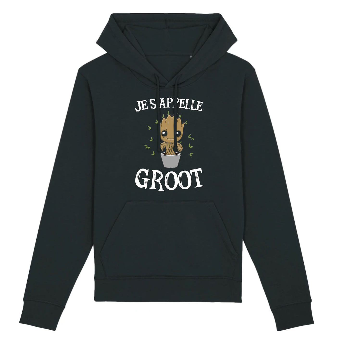 Sweat Capuche Adulte Je s'appelle Groot 