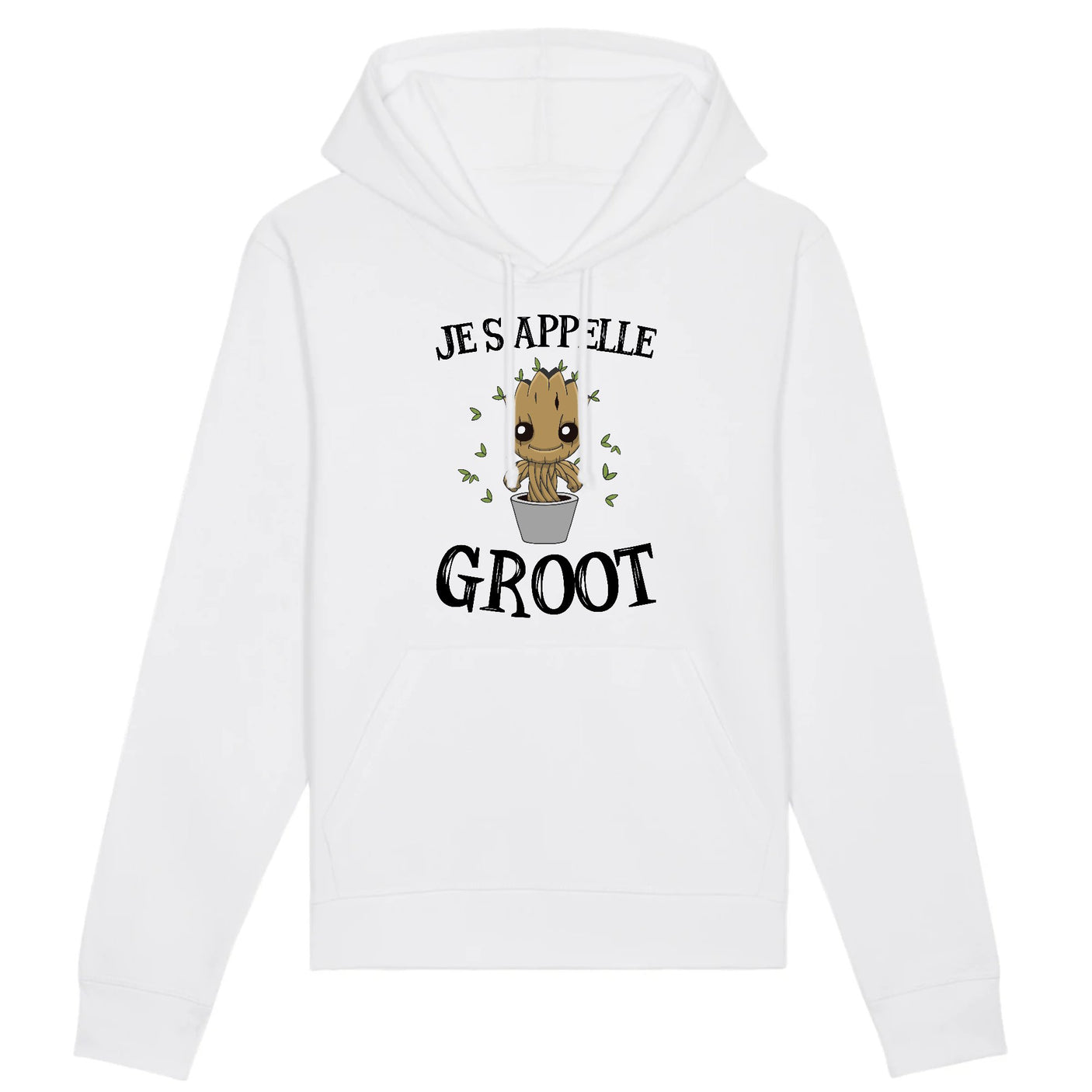 Sweat Capuche Adulte Je s'appelle Groot 