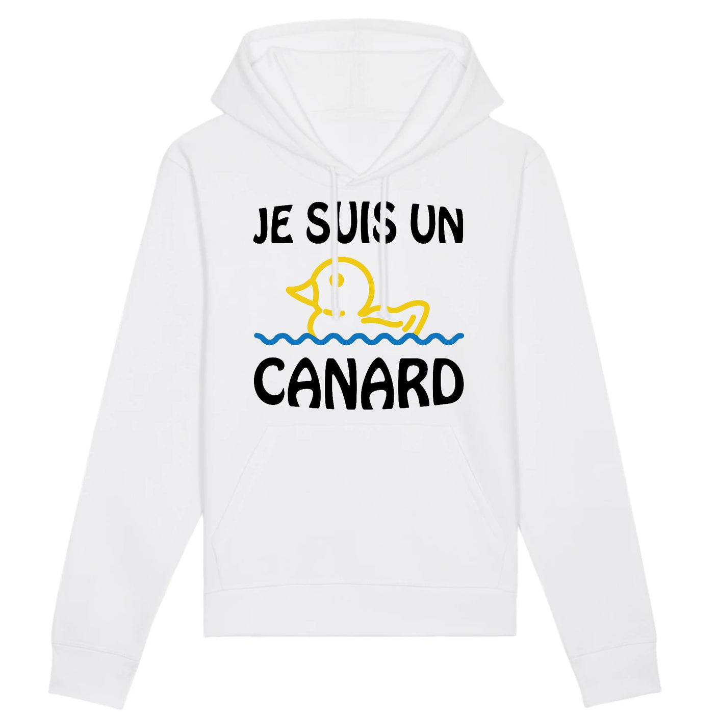 Sweat Capuche Adulte Je suis un canard 