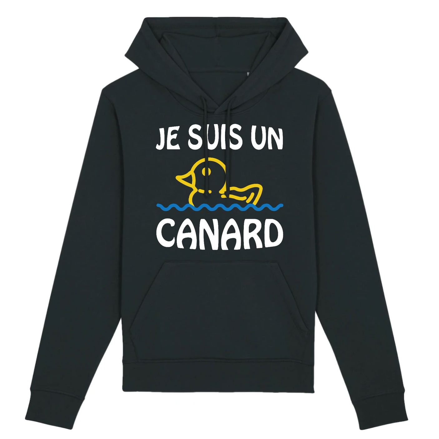 Sweat Capuche Adulte Je suis un canard 